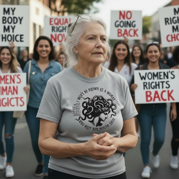 Medusa Woman Advocating Shirt - Picture 3 of 7